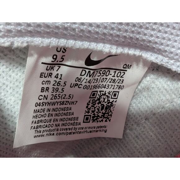 Nike Court Legacy Lift Women's Size US 9.5 White/Coral Chalk DM7590-102 - Picture 8 of 8